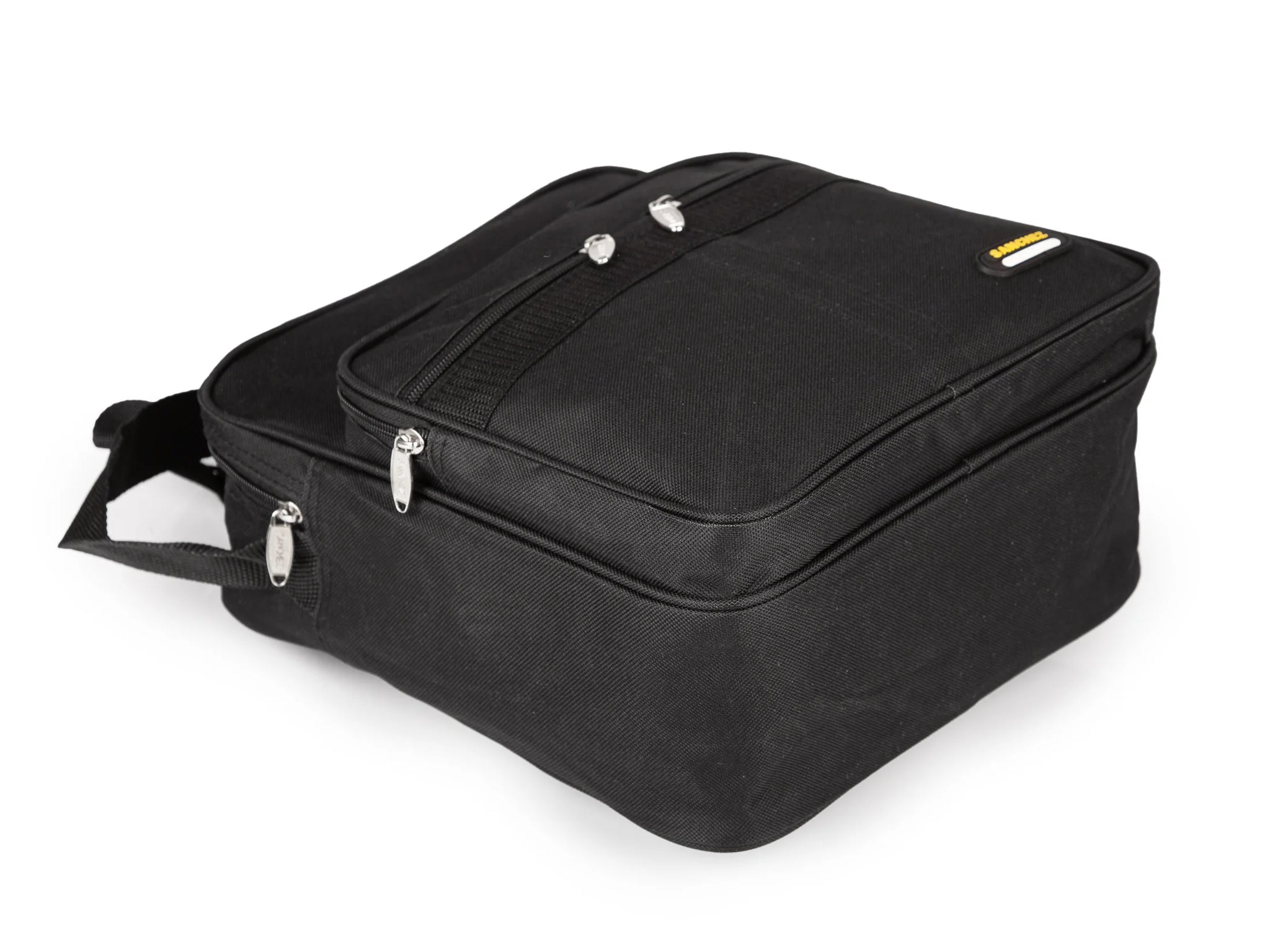 Torba męska na ramię czarna A4 nylon pionowa 31x26 Sanchez