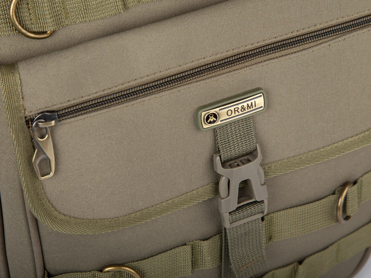 Plecak ORMI khaki A4 z kieszenią na laptopa 13-14" usztywniony