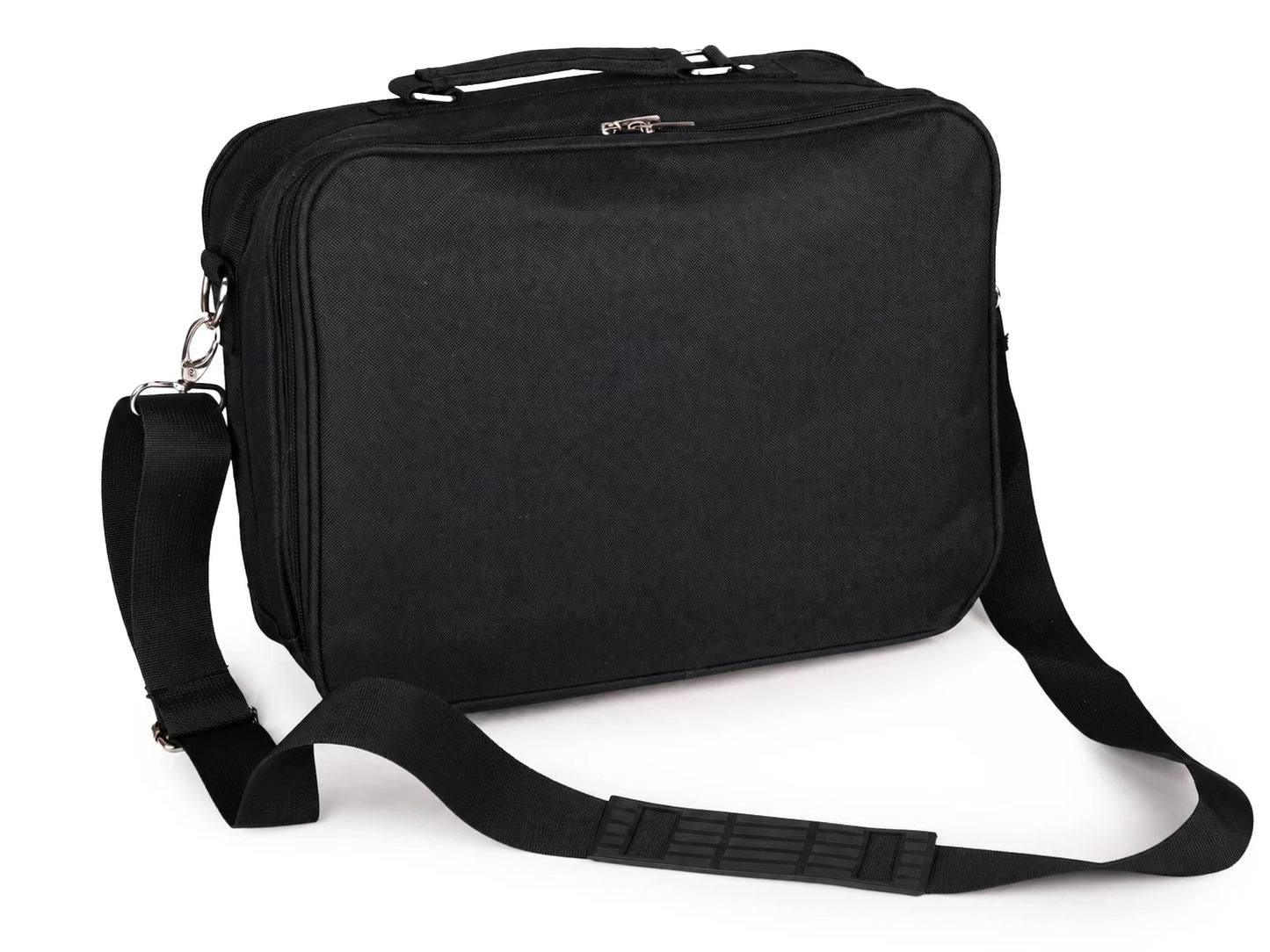 Torba męska do pracy Bellugio A4 czarna nylon 2 komory