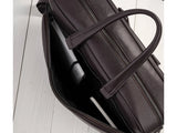 Torba męska do pracy A4 na laptopa 15.6" eko skóra brąz
