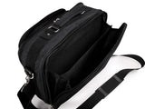 Torba męska do pracy Bellugio A4 czarna nylon 2 komory