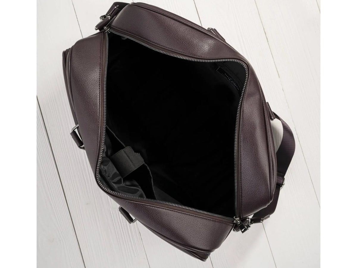 Torba męska do pracy A4 na laptopa 15.6" eko skóra brąz