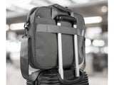Torba na laptopa 15,6" 40x30 cm szara lekka z paskiem na ramię