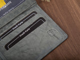 Szary portfel damski skórzany Money Maker RFID 9 kart 13,5 cm