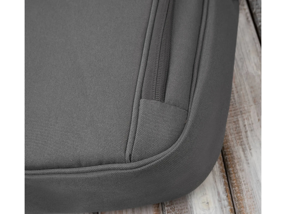 Torba na laptopa 15,6" 40x30 cm szara lekka z paskiem na ramię