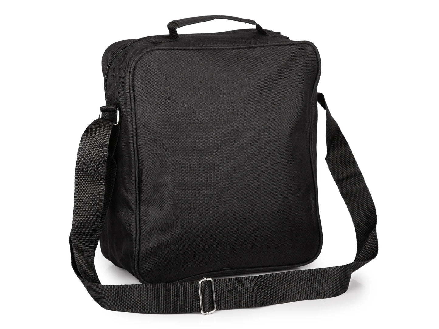 Torba męska na ramię czarna A4 nylon pionowa 31x26 Sanchez