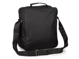 Torba męska na ramię czarna A4 nylon pionowa 31x26 Sanchez